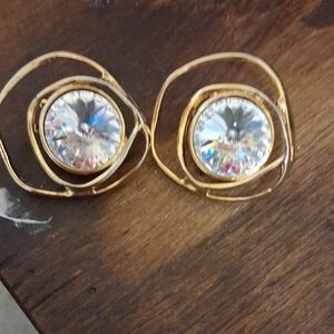 NORMA JEANS 1980'S CLIP ON EARRINGS